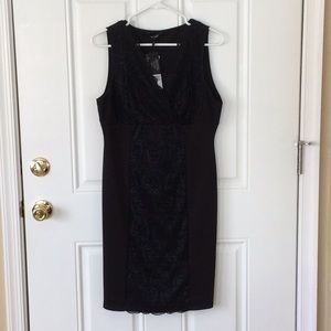 NWT DAISY FUENTES  BLACK DRESS